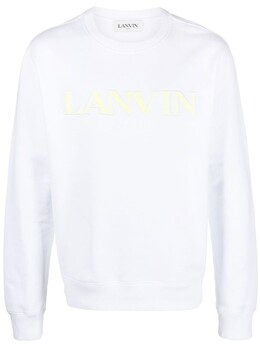Lanvin: Белая толстовка 