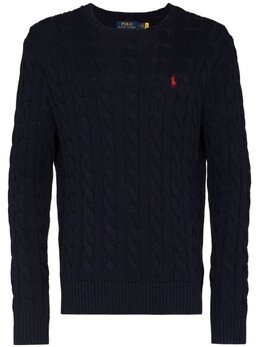 Polo Ralph Lauren: Синий свитер 