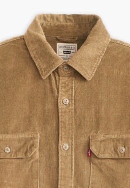 Levi's: Бежевая рубашка  Jackson