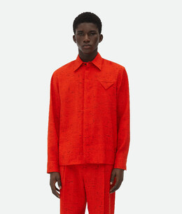 Bottega Veneta: Рубашка из вискозы 