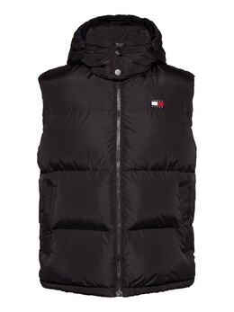 Tommy Jeans: Чёрный жилет 