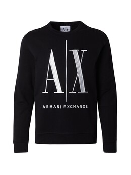 Armani Exchange: Чёрный свитер 