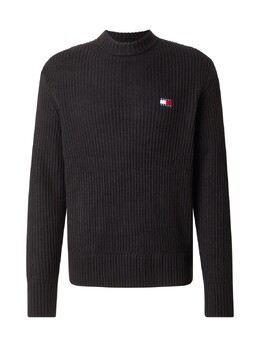 Tommy Jeans: Чёрный свитер 