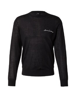 Armani Exchange: Чёрный свитер 