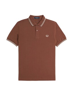 Fred Perry: Коричневая рубашка 