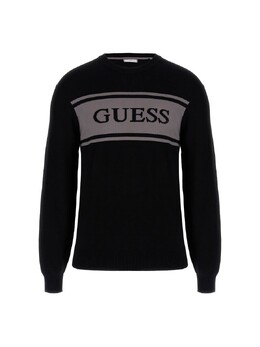 GUESS: Чёрный свитер 