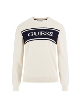 GUESS: Белый свитер 