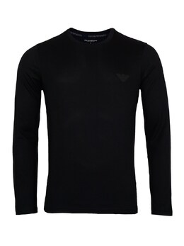 Emporio Armani: Чёрный свитшот 