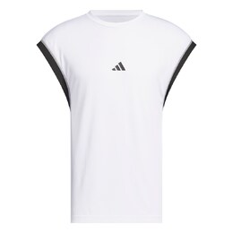 adidas Performance: Белая майка 