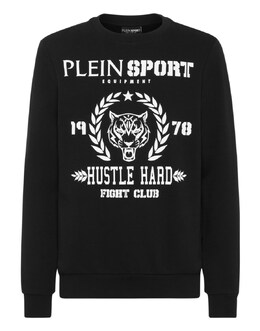 Plein Sport: Чёрный свитер 