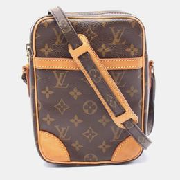 Louis Vuitton: Коричневая сумка 