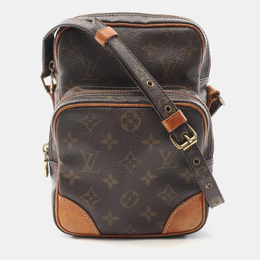 Louis Vuitton: Коричневая сумка 