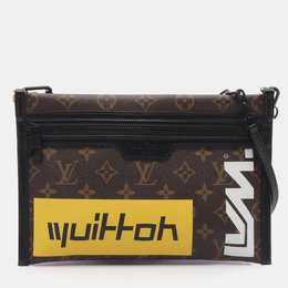 Louis Vuitton: Коричневая сумка 