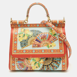 Dolce & Gabbana: Многоцветная сумка на руку  Sicily