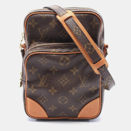 Louis Vuitton: Коричневая сумка 