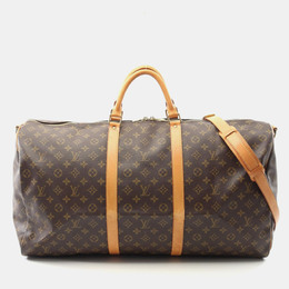 Louis Vuitton: Коричневая дорожная сумка  Keepall