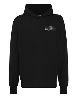 Plein Sport: Толстовка с капюшоном 
