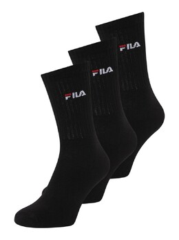 Fila: Чёрные носки 