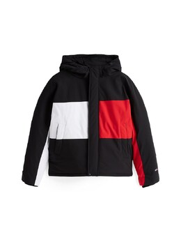 Tommy Jeans: Чёрная куртка 