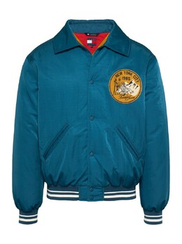 Tommy Jeans: Синяя куртка 