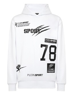 Plein Sport: Толстовка с капюшоном 