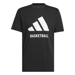 adidas Performance: Чёрная футболка 
