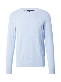 Tommy Hilfiger: Синий свитер  Essential