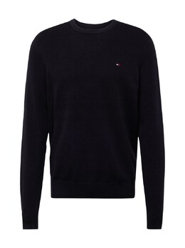 Tommy Hilfiger: Чёрный свитер  Essential