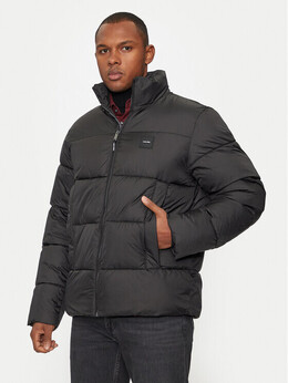 Calvin Klein: Чёрный пуховик 