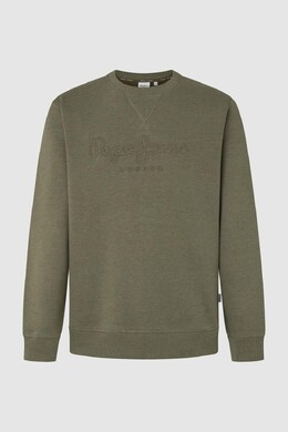 Pepe Jeans: Толстовка цвета хаки 