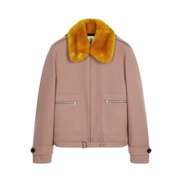Dries Van Noten: Куртка из искусственного меха 