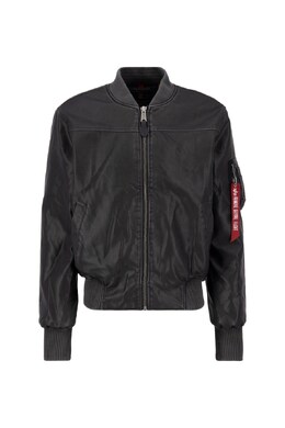 Alpha Industries: Кожаная куртка 