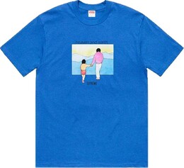 Supreme: Синяя футболка  Heaven and Earth