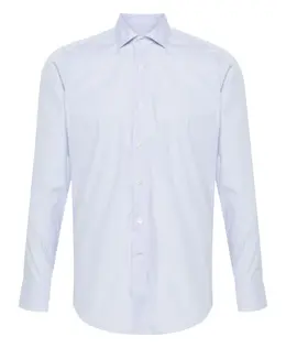 Canali: Рубашка в полоску 