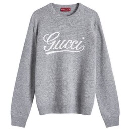 Gucci: Серый свитер 