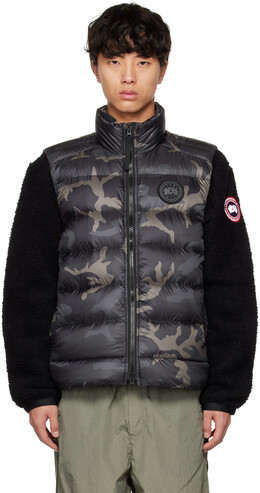Canada Goose: Чёрный жилет  Crofton