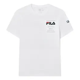 Fila: Белая футболка 