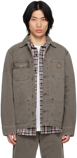 Carhartt Work In Progress: Чёрная куртка  Carhartt
