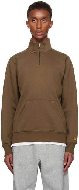 Carhartt Work In Progress: Коричневый свитер 