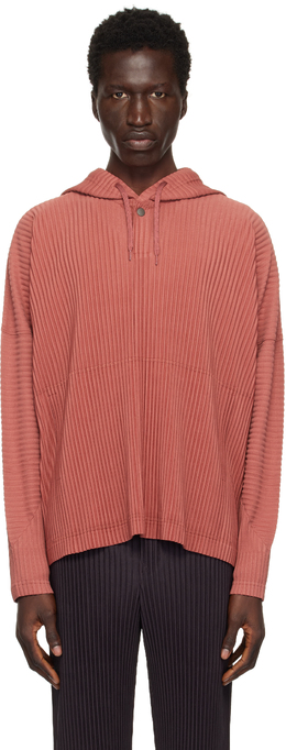 Homme Plissé Issey Miyake: Красная толстовка 