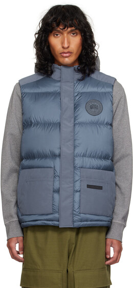 Canada Goose: Синий жилет  Freestyle