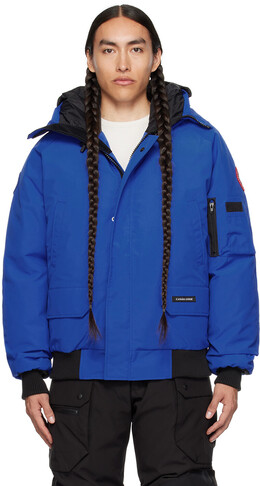 Canada Goose: Синий пуховик  Chilliwack