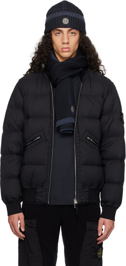 Stone Island: Чёрная куртка 