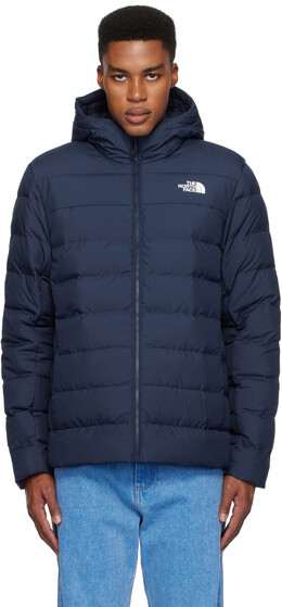 The North Face: Синий пуховик  Aconcagua