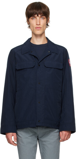 Canada Goose: Синяя куртка 