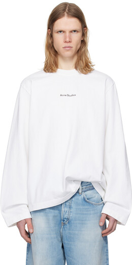 Acne Studios: Белая футболка 