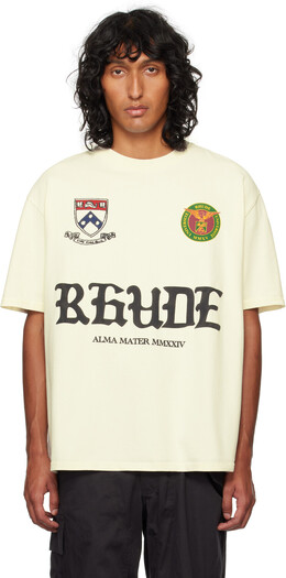 Rhude: Белая футболка 
