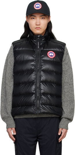 Canada Goose: Чёрный жилет  Crofton