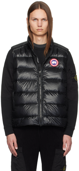Canada Goose: Чёрный жилет  Crofton