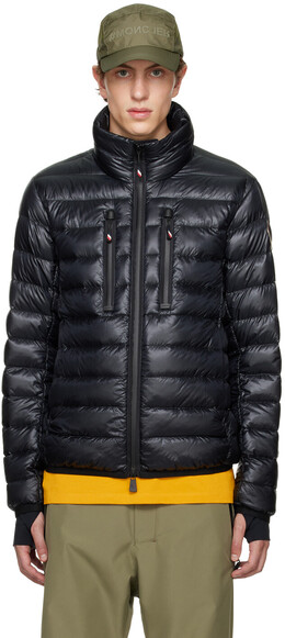 Moncler Grenoble: Чёрный пуховик 